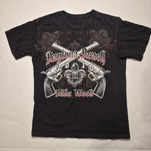 Daytona Beach‎ Bike Week Graphic Tee Black Motorcycle Shirt